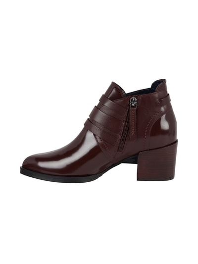 Tommy Hilfiger Triple Monk Straps aus Lackleder Bordeaux 3