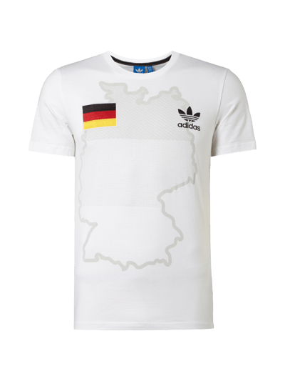 adidas Originals T-Shirt mit Deutschland-Print Weiss 1