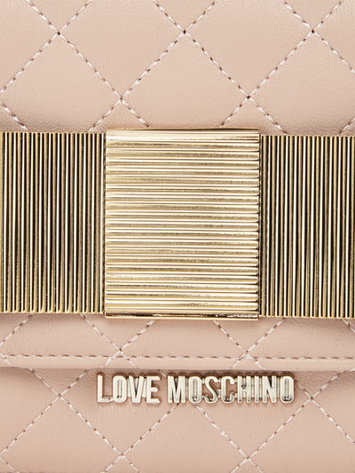 Love Moschino Clutch mit Metall Schleife pink online kaufen