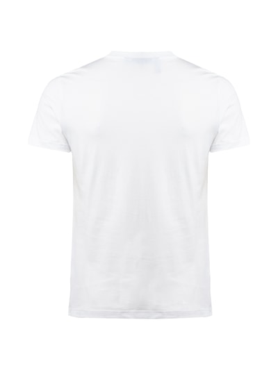 adidas Originals T-Shirt mit großem Logo-Print Weiss 4