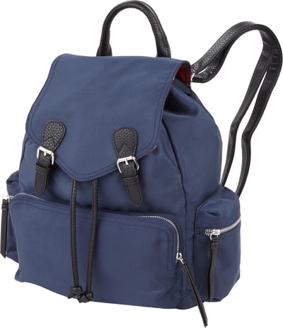 s.Oliver RED LABEL Rucksack aus strapazierfähigem Canvas Marineblau 3