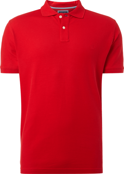 Christian Berg Men Poloshirt aus reinem Baumwoll-Piqué
 Rot 5