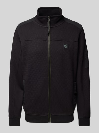 Lerros Sweatjacke mit Strukturmuster Black 2