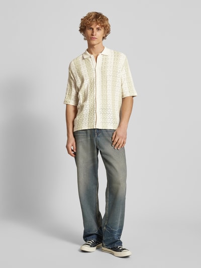 Jack & Jones Regular Fit Freizeithemd mit Polokragen Modell 'TYLER' Beige 1