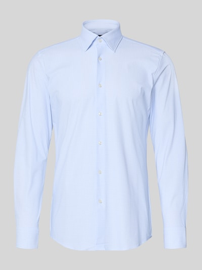 BOSS Slim Fit Businesshemd aus Super-Stretch-Jersey Modell 'P-HANK' Hellblau 2