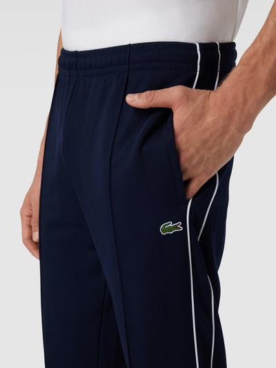 Lacoste Sweatbroek met elastische band Marineblauw - 3