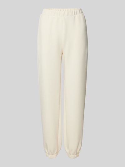 Vila Relaxed fit sweatpants met elastische band, model 'SIFFY' Offwhite - 2