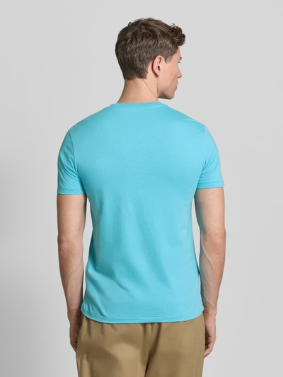 Polo Ralph Lauren Regular fit T-shirt van puur katoen Turquoise gemêleerd - 5