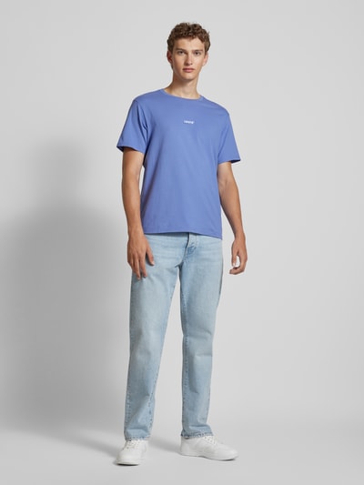 Levi's® Relaxed Fit T-Shirt mit Label-Patch Jeansblau 1