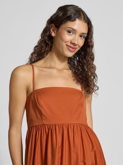 Jake*s Cocktail Abendkleid im Stufen-Look Dunkelorange 3