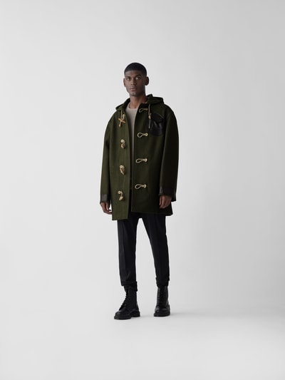 Maison Margiela Dufflecoat mit Kapuze (oliv) online kaufen