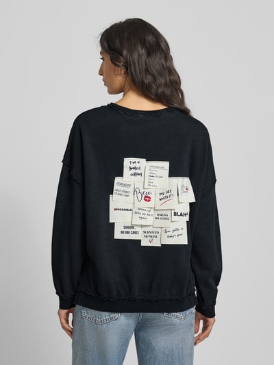 Smith and Soul Bluza o kroju oversized z prążkowanymi wykończeniami  5