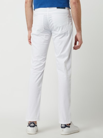 Pierre Cardin Tapered Fit Hose mit Stretch-Anteil Modell 'Lyon' - 'Futureflex' Weiss 5