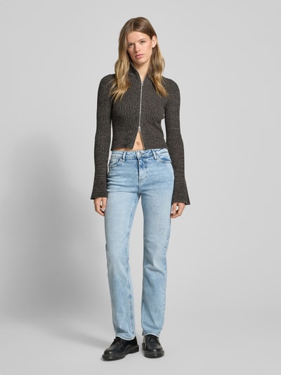 Pieces Jeansy o kroju straight fit z mieszanki bawełny model ‘KELLY’ Jasnoniebieski 1