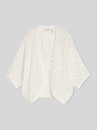 Tom Tailor Oversized Bolero aus Baumwoll-Mix Weiss 2