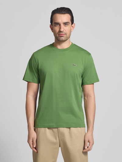 Lacoste Koszulka polo Regular Fit z czystej bawełny Zielony 4