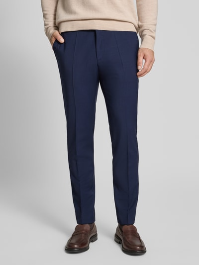 ROY ROBSON Extra Slim Anzug in unifarbenem Design Marine 6