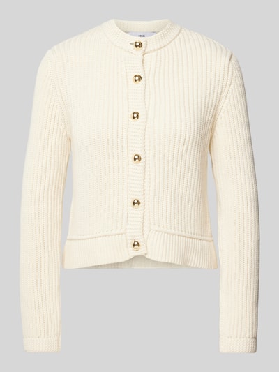 Mango Cardigan mit durchgehender Knopfleiste Modell 'BRINGTON' Offwhite 2