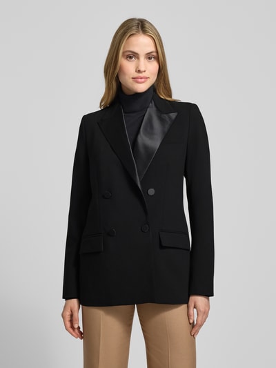 Lauren Ralph Lauren Blazer mit Reverskragen und Pattentaschen Modell 'RILISSA' Black 4