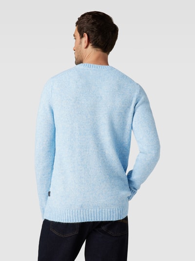 Fynch-Hatton Strickpullover in Melange-Optik Hellblau 5