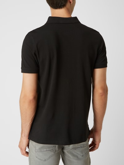 MCNEAL Poloshirt mit Label-Stitching Schwarz 5