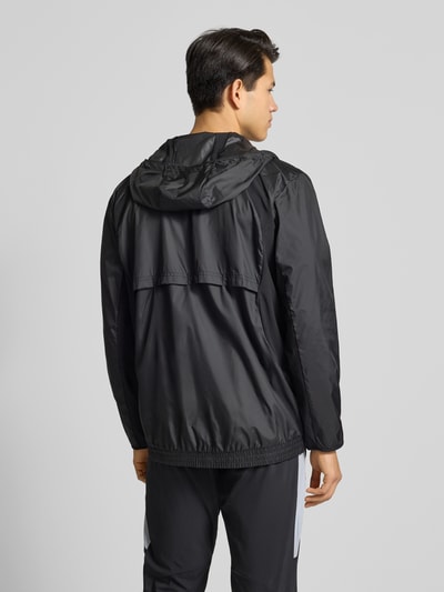 adidas Training Regular fit windbreaker met logoprint, model 'Tech' Zwart - 5