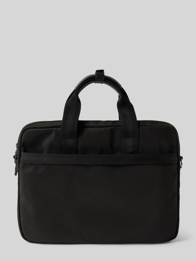 BOSS Torba na laptop z detalem z logo model ‘DocCase’ Czarny 4