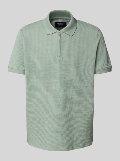 MCNEAL Poloshirt mit kurzem Reißverschluss Lind 2