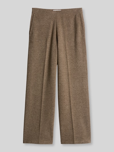 Marc O'Polo Relaxed Fit Anzughose aus Baumwoll-Mix mit Viskose-Anteil Dunkelbraun 2