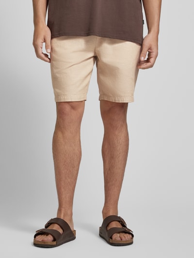 Scotch & Soda Regular fit bermuda met steekzakken opzij, model 'FAVE' Beige - 4