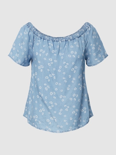 Vero Moda Blusenshirt in Denim-Optik Modell 'HARPER' Hellblau 2