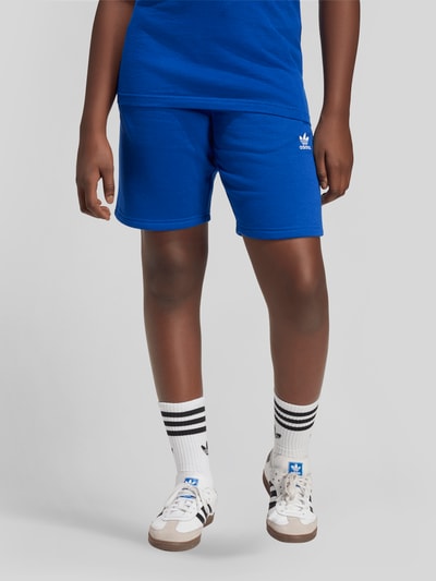 adidas Originals regular fit bermuda met logodetail Koningsblauw - 4