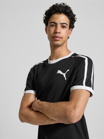 PUMA Performance Regular Fit T-Shirt mit Logo-Print Black 3
