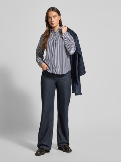 GANT Hemdbluse aus Baumwolle mit Streifenmuster Marine 1