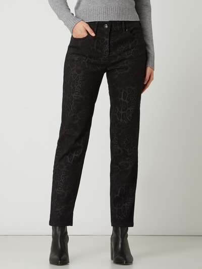 Zerres Comfort Fit Jeans mit Stretch-Anteil Modell 'Greta' Black 4