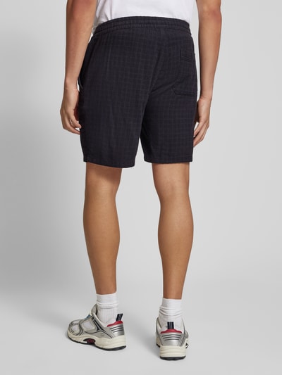 Only & Sons Loose Fit Shorts aus Viskose-Mix mit Leinen-Anteil Modell 'TEL' Marine 5