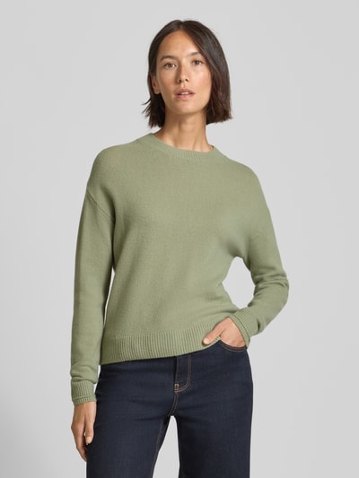 Christian Berg Woman Sweter wełniany z okrągłym dekoltem Limonkowy 4