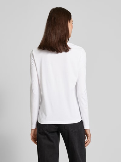 Gant Longsleeve mit Label-Stitching Weiss 5