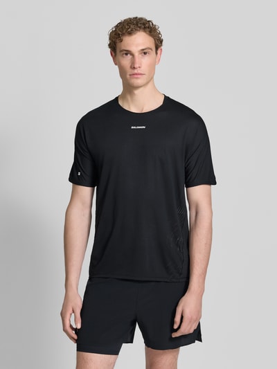 Salomon Funktionsshirt mit Logo Modell 'SENSE AERO' Black 4