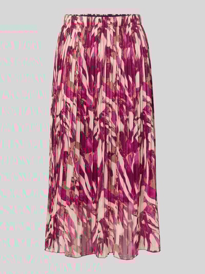 ZABAIONE Midirok in geplooide look, model 'Ela' Fuchsia - 2