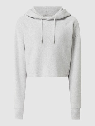 Karo Kauer Boxy Fit Hoodie mit Viskose-Anteil Modell 'Lou' Hellgrau Melange 2