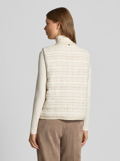 Rich & Royal Gilet met ronde hals Offwhite - 5