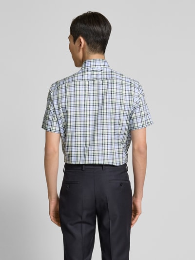 Christian Berg Men Koszula biznesowa o kroju regular fit z kołnierzykiem typu button down Zielony 5