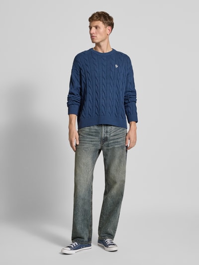 Review X MATW Baggy fit jeans in 5-pocketmodel Donkerblauw - 1