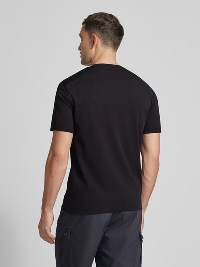 CK Calvin Klein T-Shirt mit Label-Detail Modell 'MIX MEDIA' Black 5