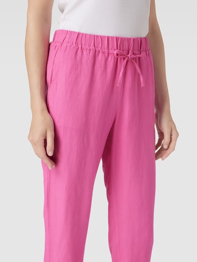 Tom Tailor Stoffhose mit elastischem Bund Pink 3