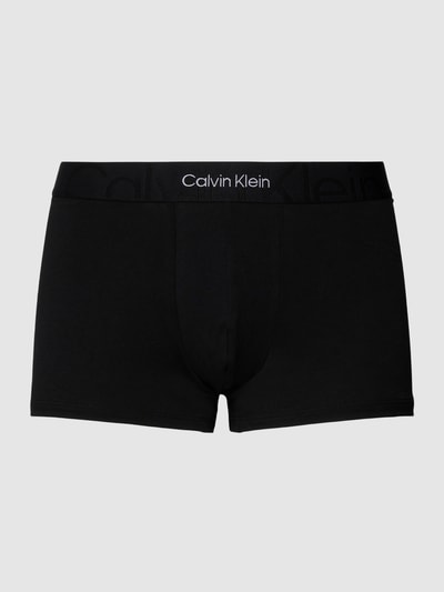 Calvin Klein Underwear Obcisłe bokserki z napisem z logo Czarny 2