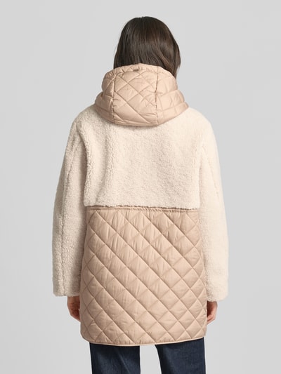 WHITE LABEL Gewatteerd jack met fleece en steekzakken Ecru - 5