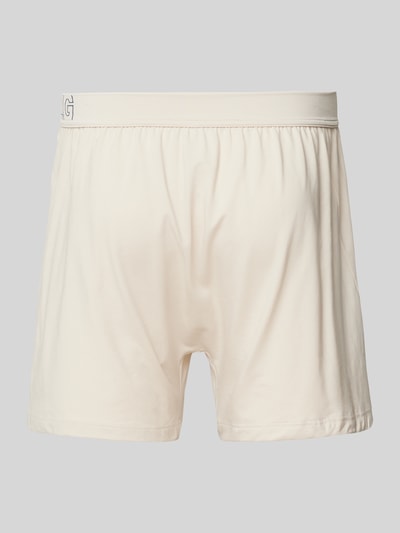 SLG Boxershorts mit elastischem Label-Bund Beige 3