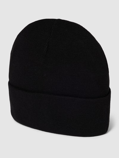 MCNEAL Beanie mit breitem Umschlag Schwarz 1